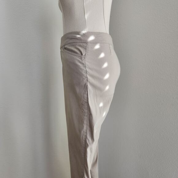 Y2K Limited Too Beige Flare Leg Mid Rise Stretch Pants Basic 0 - Picture 4 of 8